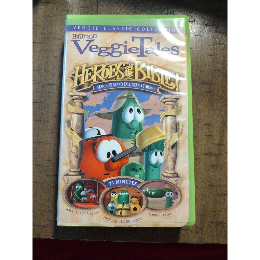 VeggieTales - Stand Up, Stand Tall, Stand Strong (VHS, 2002)
